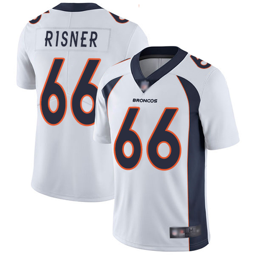 Men Denver Broncos 66 Dalton Risner White Vapor Untouchable Limited Player Football NFL Jersey